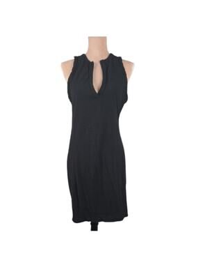 James Perse Sleeveless Tank Dress Black Size 3 = Large